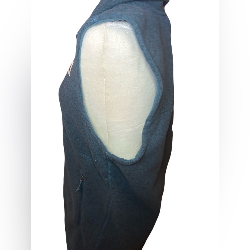 The North Face Blue Fleece Vest Outdoor Essential - Picture 5 of 13